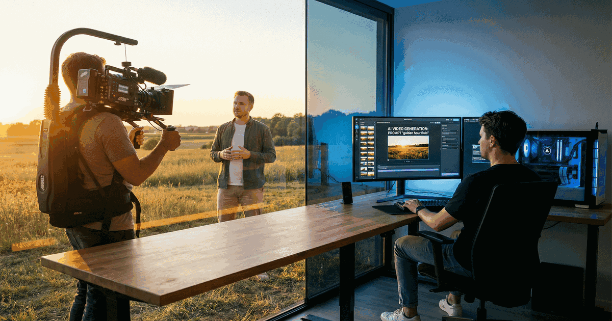 AI Video vs Real Footage: When to Use Which (Decision Framework)